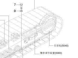 81N6-13010BG 引导轮总成  韩国现代原厂